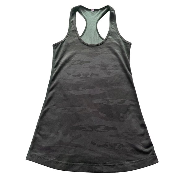 Lululemon Fitted Racerback Camo Tank Top - Picture 1 of 2